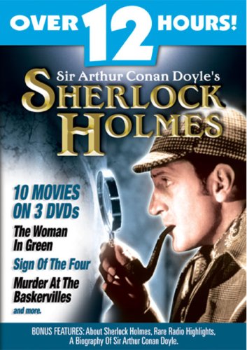 SHERLOCK HOLMES - DVD-10 MOVIES-3 DVDS