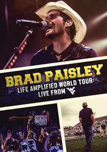 BRAD PAISLEY - LIFE AMPLIFIED WORLD TOUR: LIVE FROM WVU [DVD]