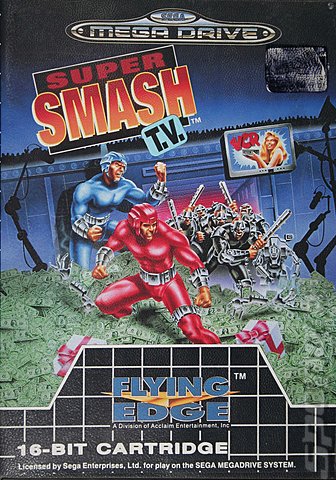 SUPER SMASH TV  - GENESIS  (CARTRIDGE ONLY)
