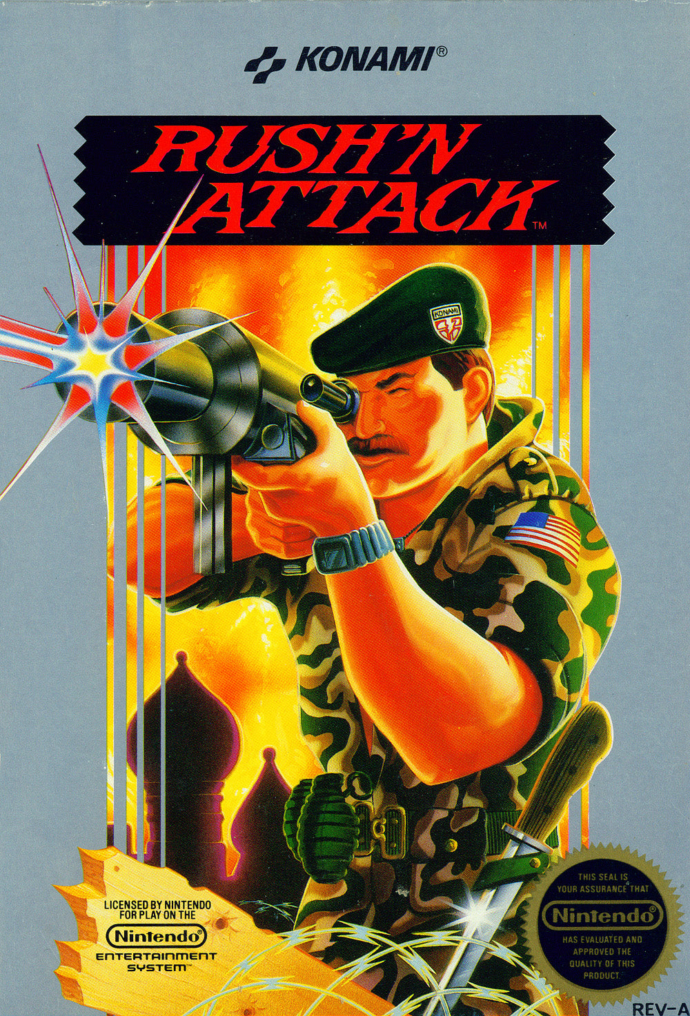 RUSH'N ATTACK  - NES