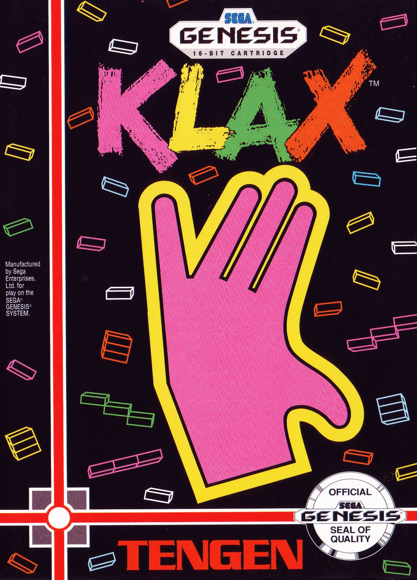 KLAX  - GENESIS  (CARTRIDGE ONLY)