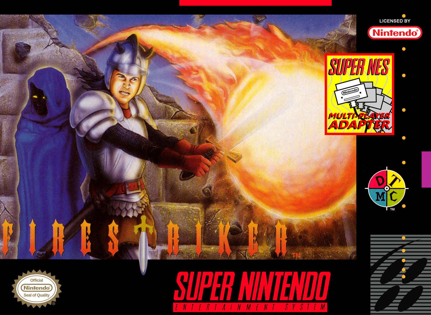 FIRE STRIKER  - SNES (W/BOX & MANUAL)