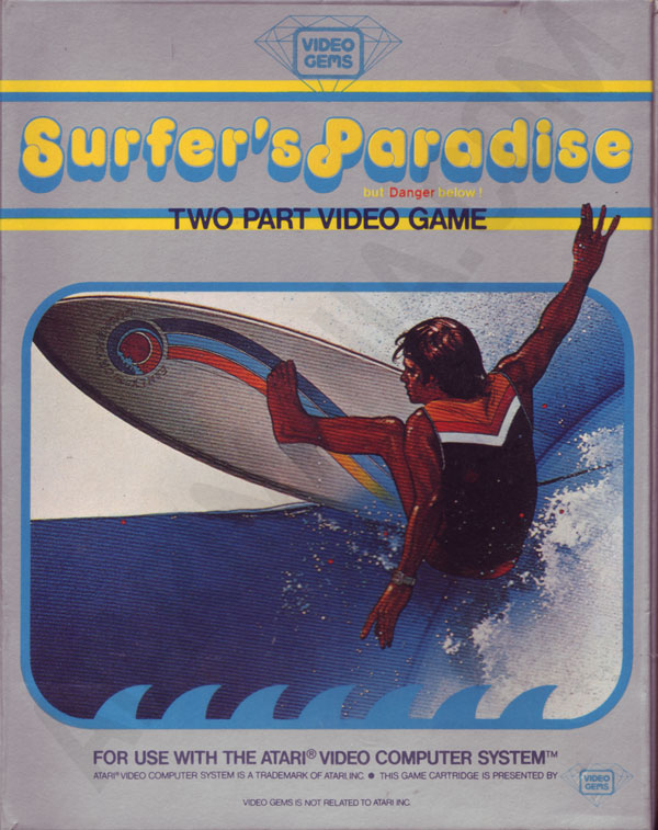 SURFER'S PARADISE  - ATARI2600  (CARTRIDGE ONLY)