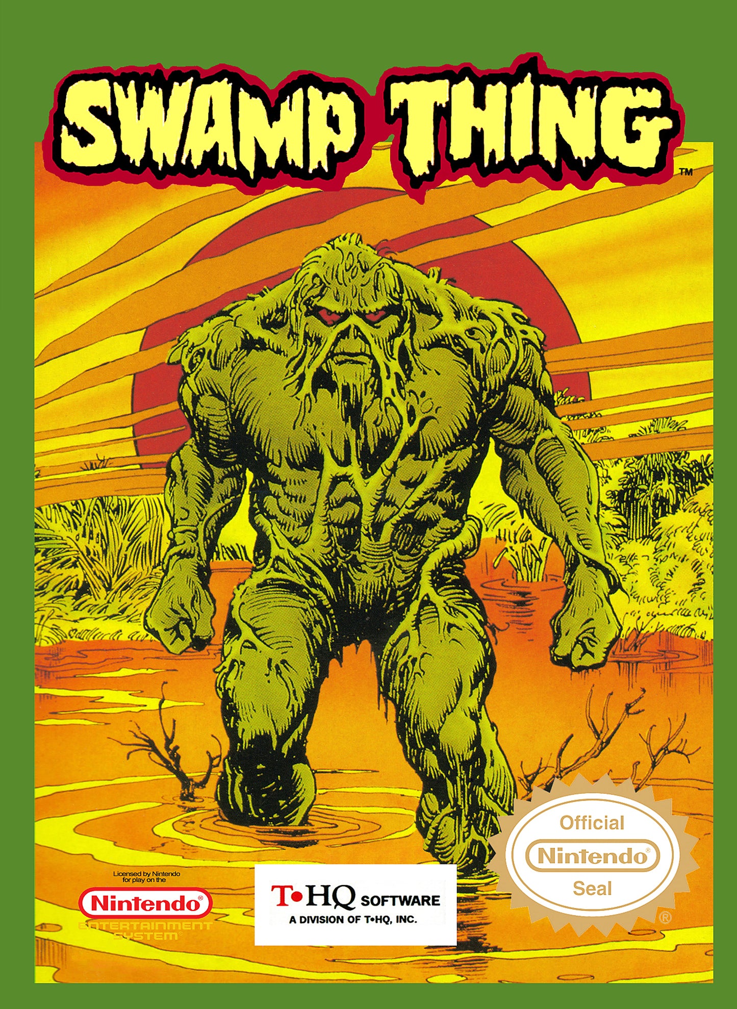 SWAMP THING  - NES