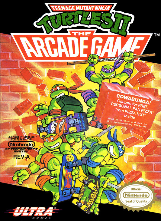 TEENAGE MUTANT NINJA TURTLES II: THE ARC  - NES