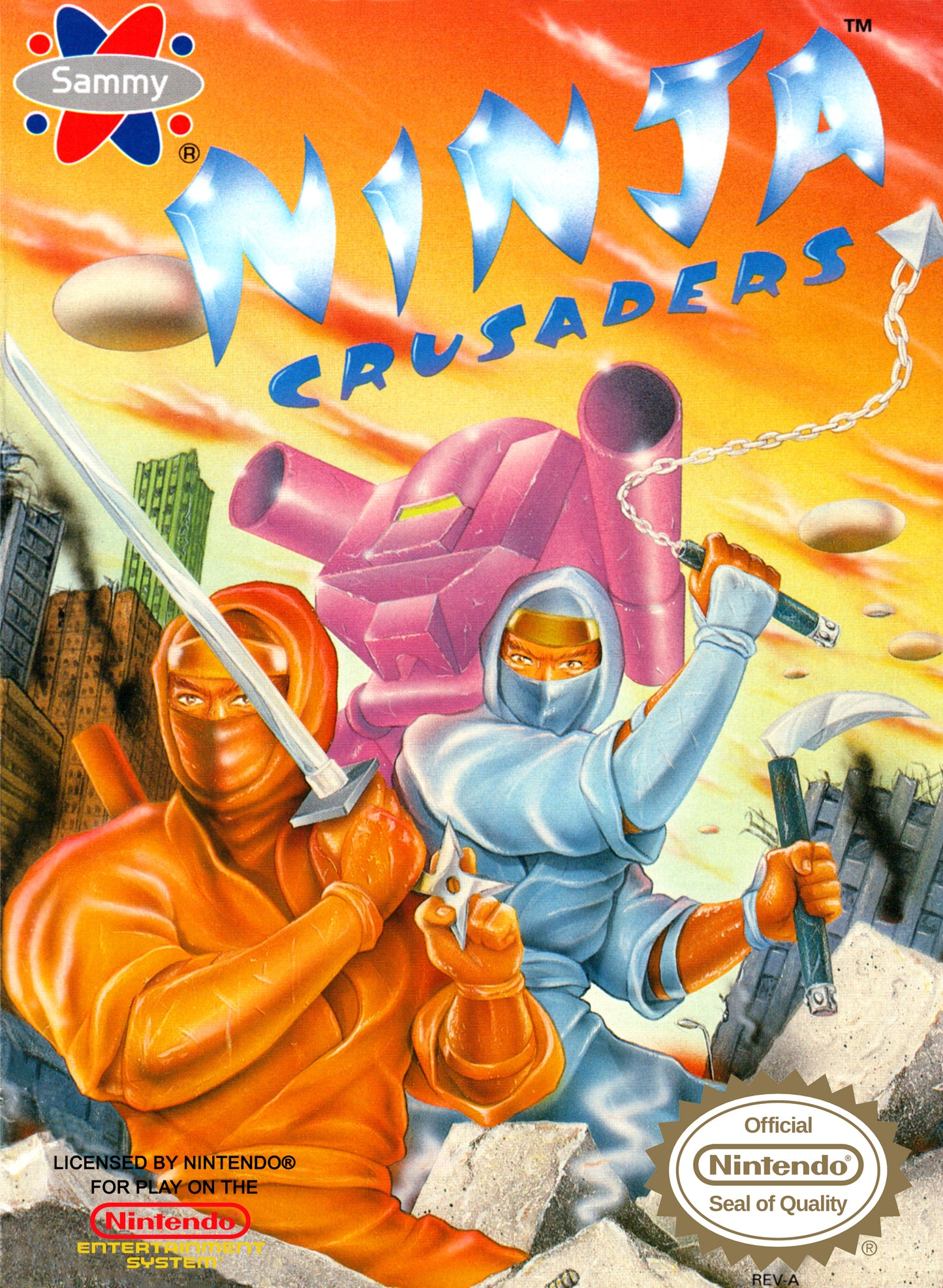 NINJA CRUSADERS  - NES