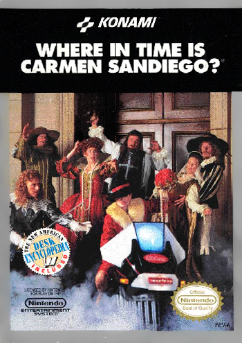 WHERE IN TIME IS CARMEN SANDIEGO  - NES