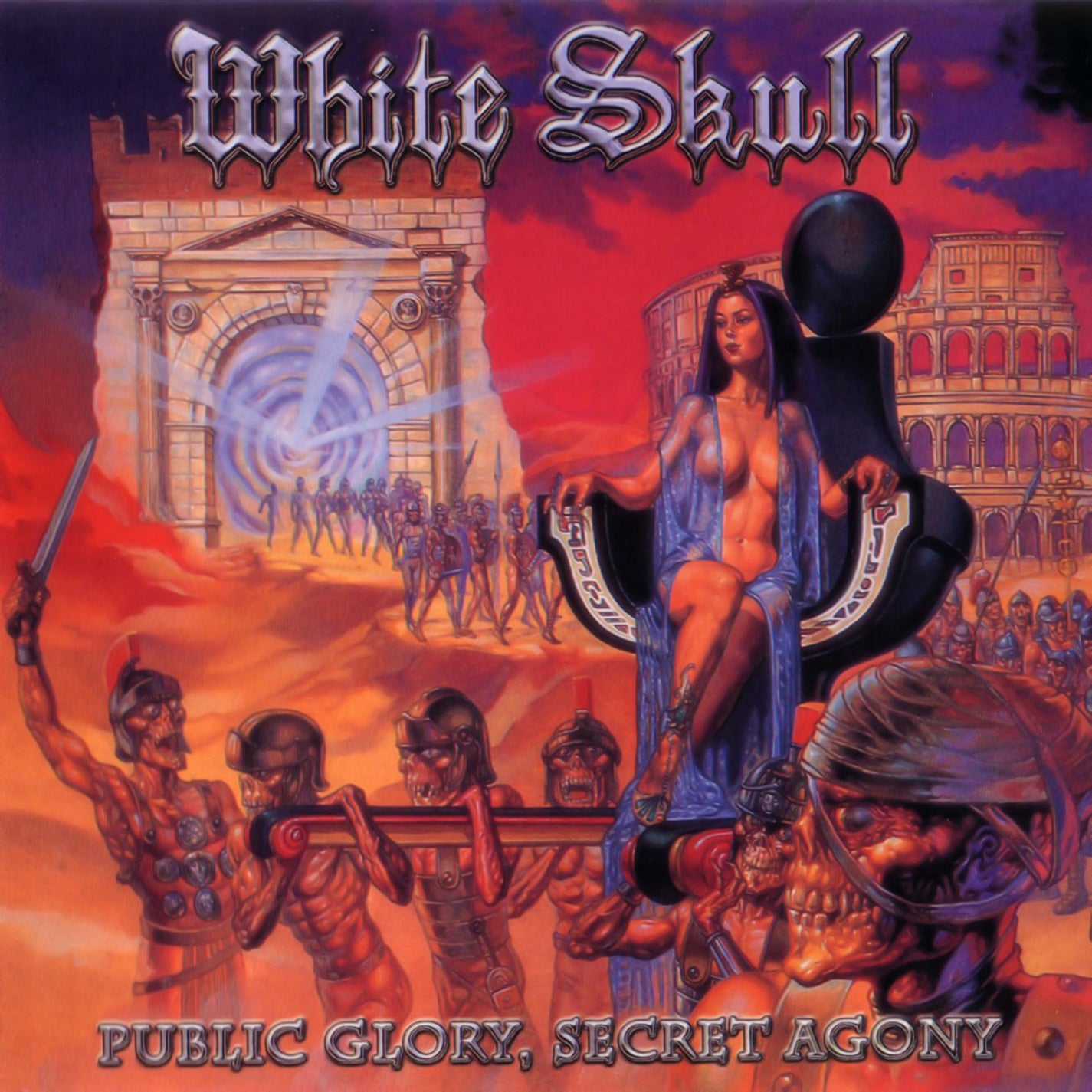 WHITE SKULL  - PUBLIC GLORY SECRET AGONY