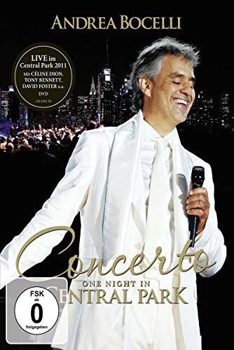BOCELLI, ANDREA - DVD--CONCERTO: ONE NIGHT IN CENTRAL PARK