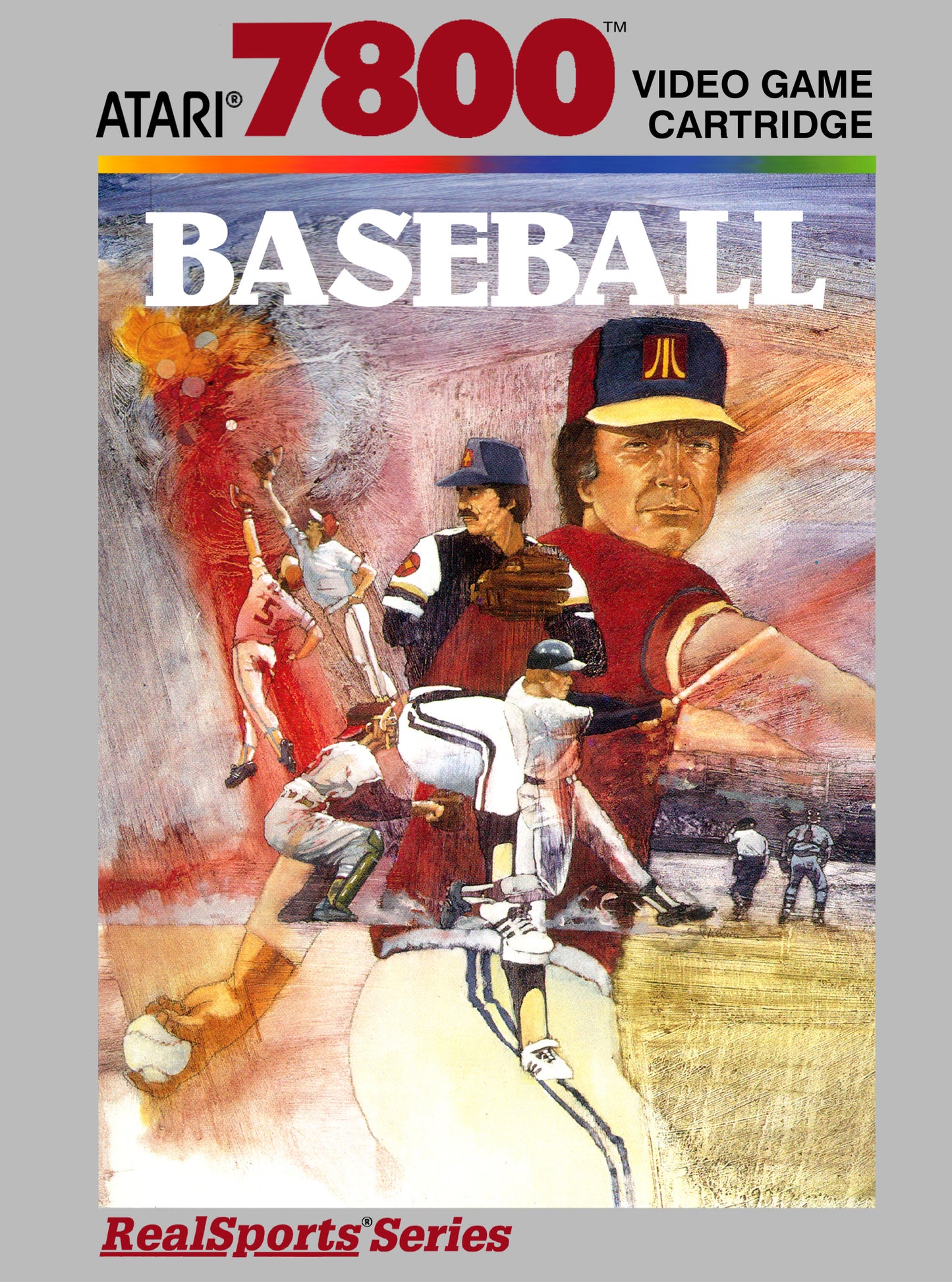 REALSPORTS BASEBALL  - ATARI7800  (CARTRIDGE ONLY)