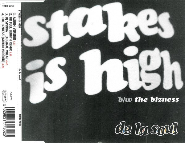 DE LA SOUL  - STAKES IS HIGH (REMASTERED)