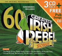 60 GREATEST EVER IRISH REBEL SONGS [CD]