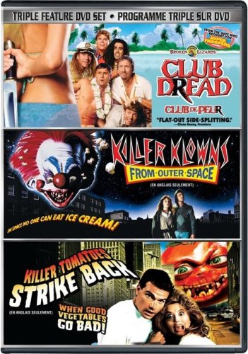 CLUB DREAD/KILLER KLOWNS/KILLER TOMATOES - DVD-DYING OF LAUGHTER TRIPLE FEATURE