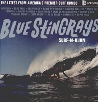 SURF-N-BURN (BLUE VINYL)-BLUE STINGRAYS