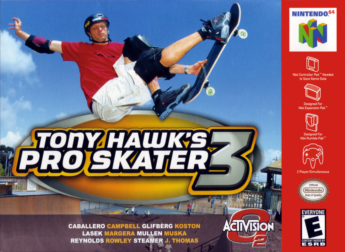 TONY HAWK'S PRO SKATER 3  - N64