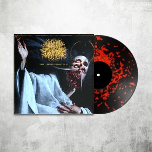 IMMORTAL DISFIGUREMENT - HELL IS RIGHT IN FRONT OF US (BLACK WITH RED SPLATTER VINYL)