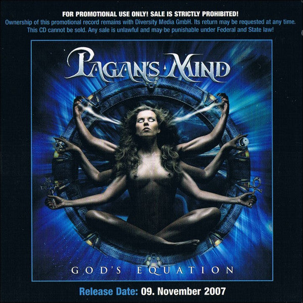 PAGAN'S MIND  - GOD'S EQUATION (2009 REISSUE)