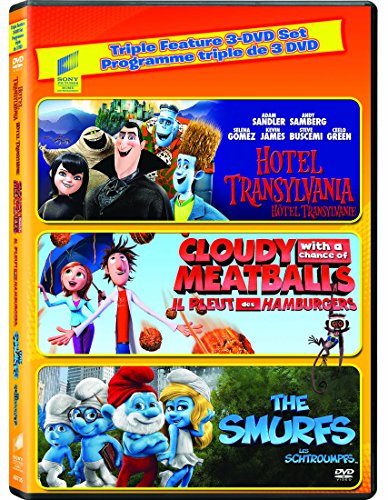 HOTEL TRANS/COUDY MEATBALLS/SMURFS - DVD-TRIPLE FEATURE