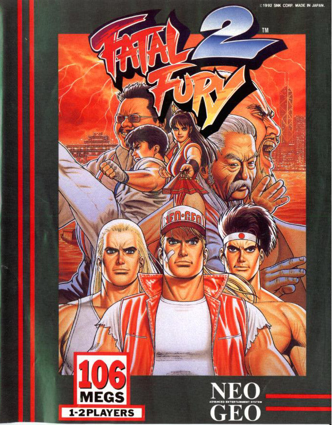 FATAL FURY  - NEOGEO  (CARTRIDGE ONLY)