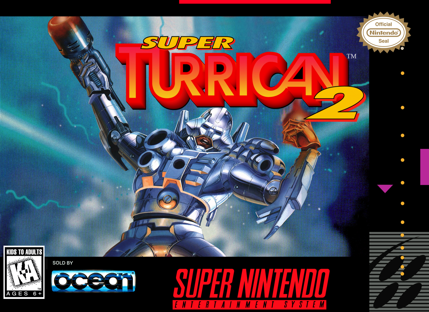SUPER TURRICAN 2  - SNES (W/BOX)