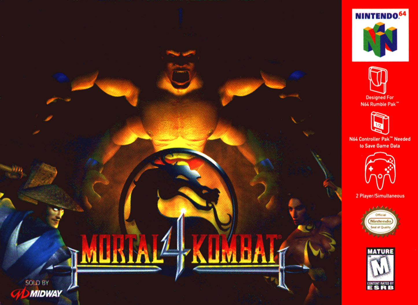MORAL KOMBAT 4  - N64