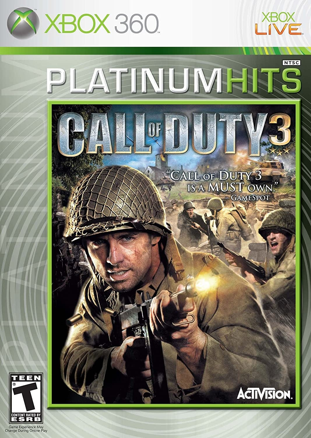 CALL OF DUTY 3 (PLATINUM HITS)  - XBX360