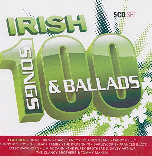 VARIOUS - 100 IRISH SONGS & BALLADS (5 DISCS)
