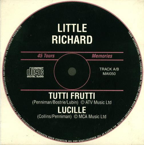 LITTLE RICHARD  - TUTTI FRUTTI