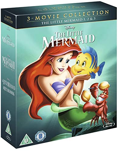LITTLE MERMAID TRILOGY - BLU-DISNEY  (3 MOVIE SET)