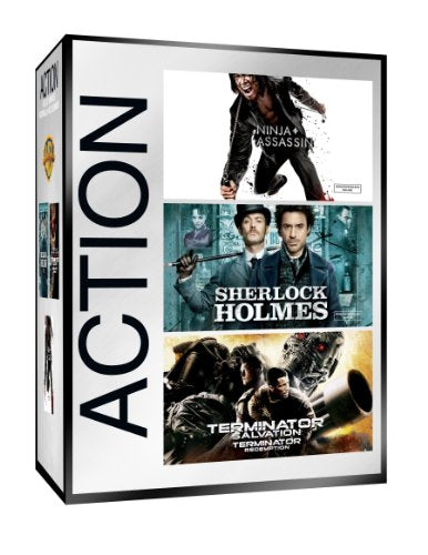 NINJA ASSASSIN/ SHERLOCK HOLMES/TERMINAT - DVD-ACTION BOX
