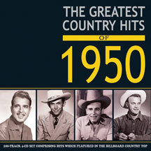 GREATEST COUNTRY HITS OF 1950 [CD]