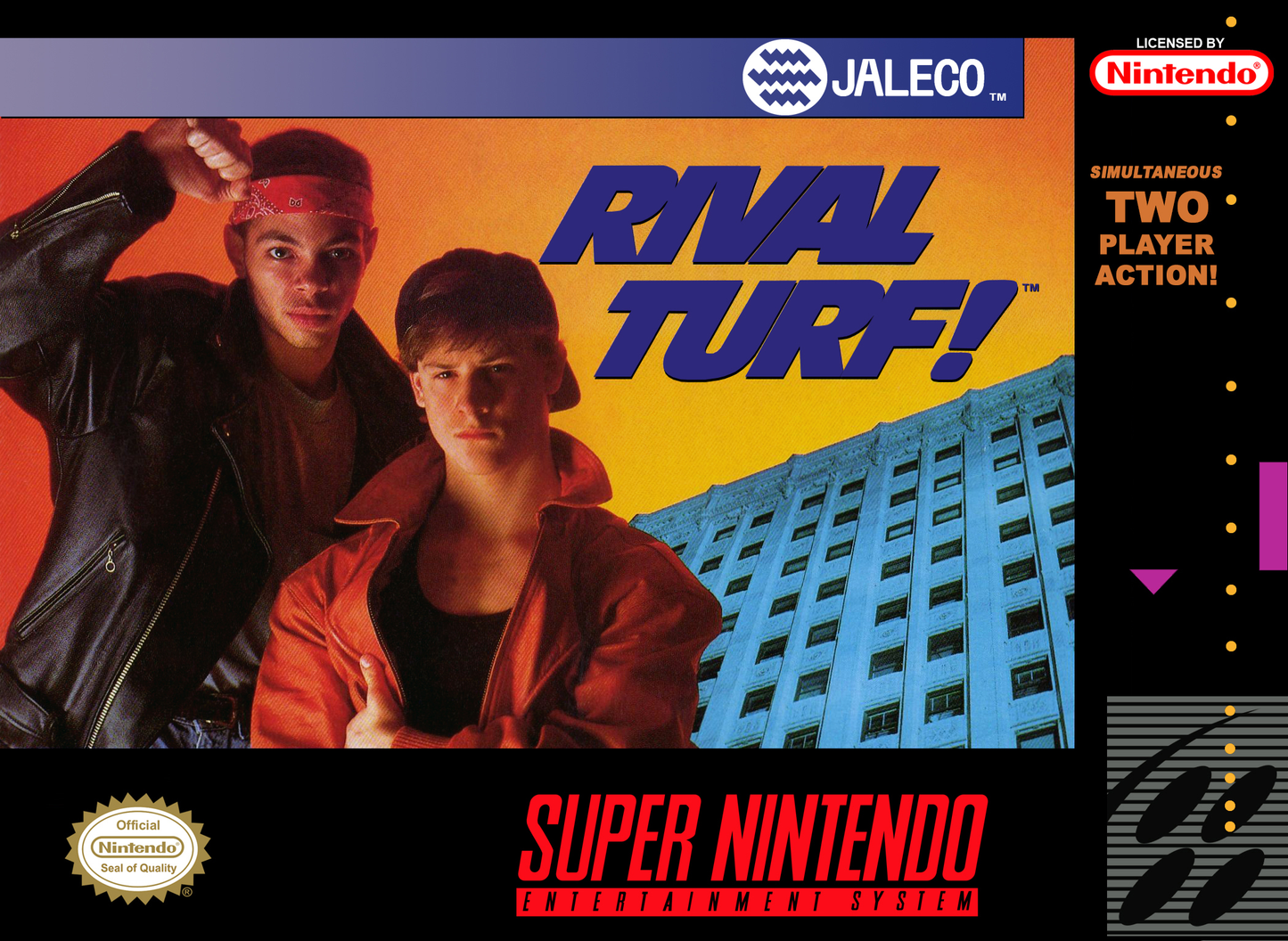 RIVAL TURF  - SNES