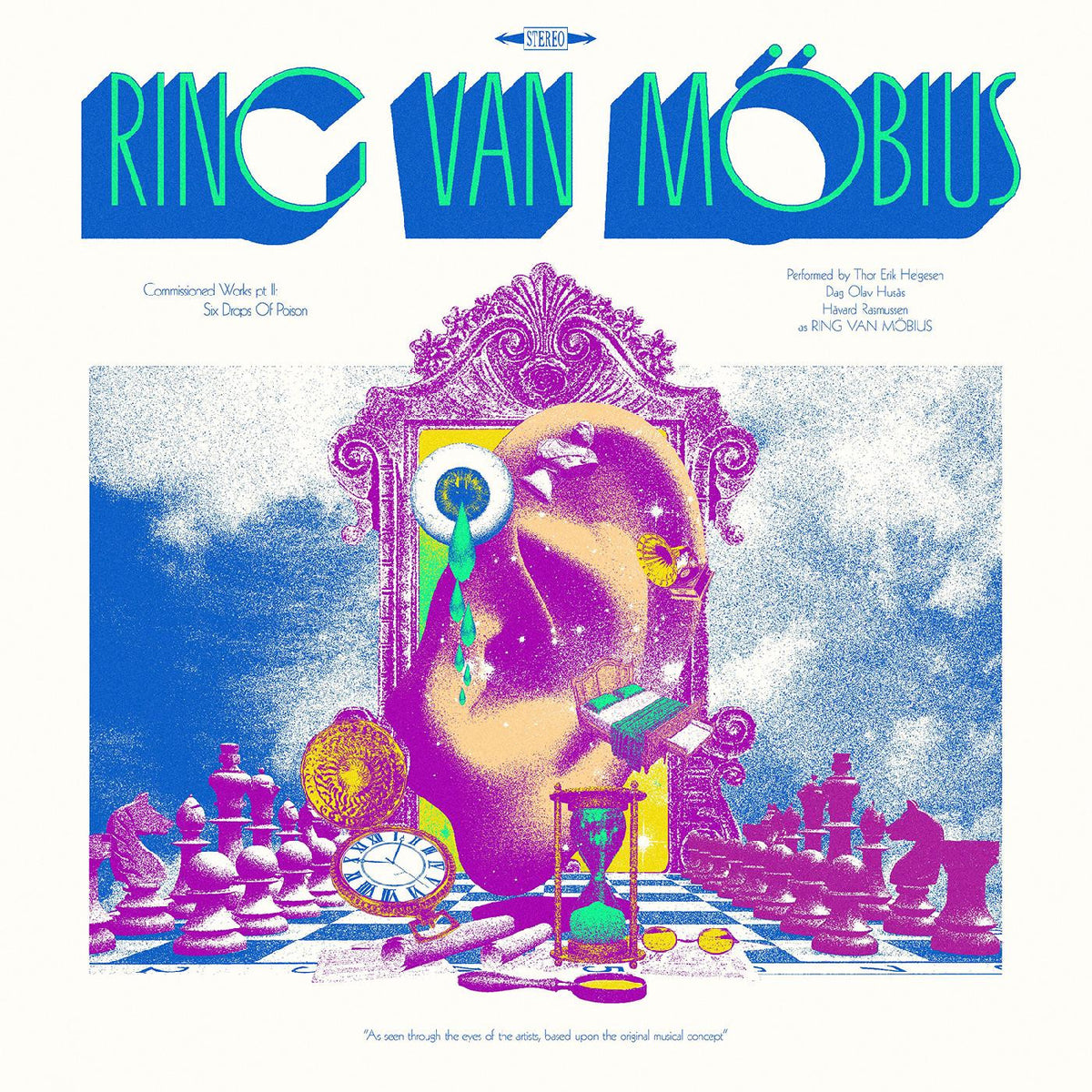 RING VAN MÖBIUS - COMMISSIONED WORKS PT II - SIX DROPS OF POISON (WHITE VINYL)