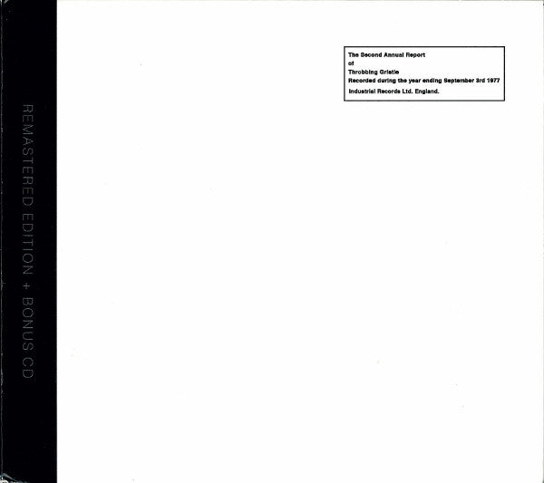 THROBBING GRISTLE  - SECOND ANNUAL REPORT (2CDS)