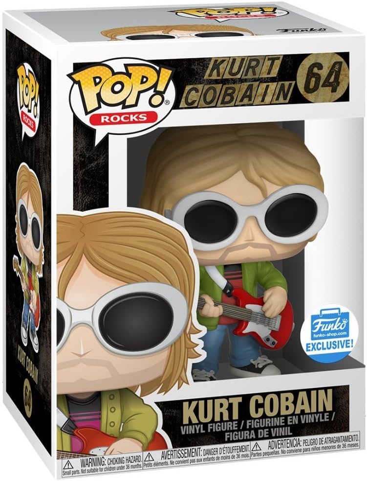 NIRVANA: KURT COBAIN #64 - FUNKO POP!-EXCLUSIVE