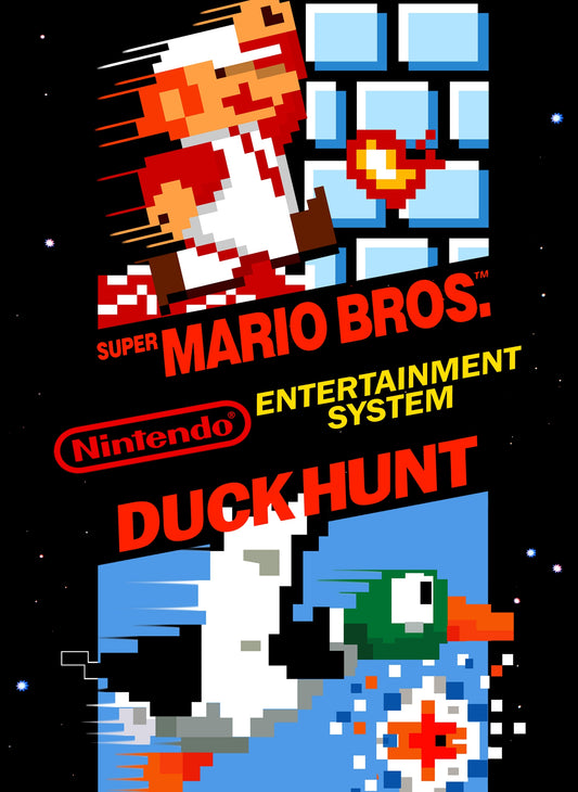 SUPER MARIO BROS./DUCK HUNT  - NES (W/BOX & MANUAL)