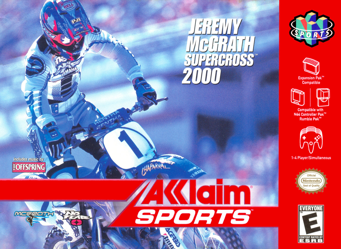 JEREMY MCGRAWTH SUPERCROSS 2000  - N64