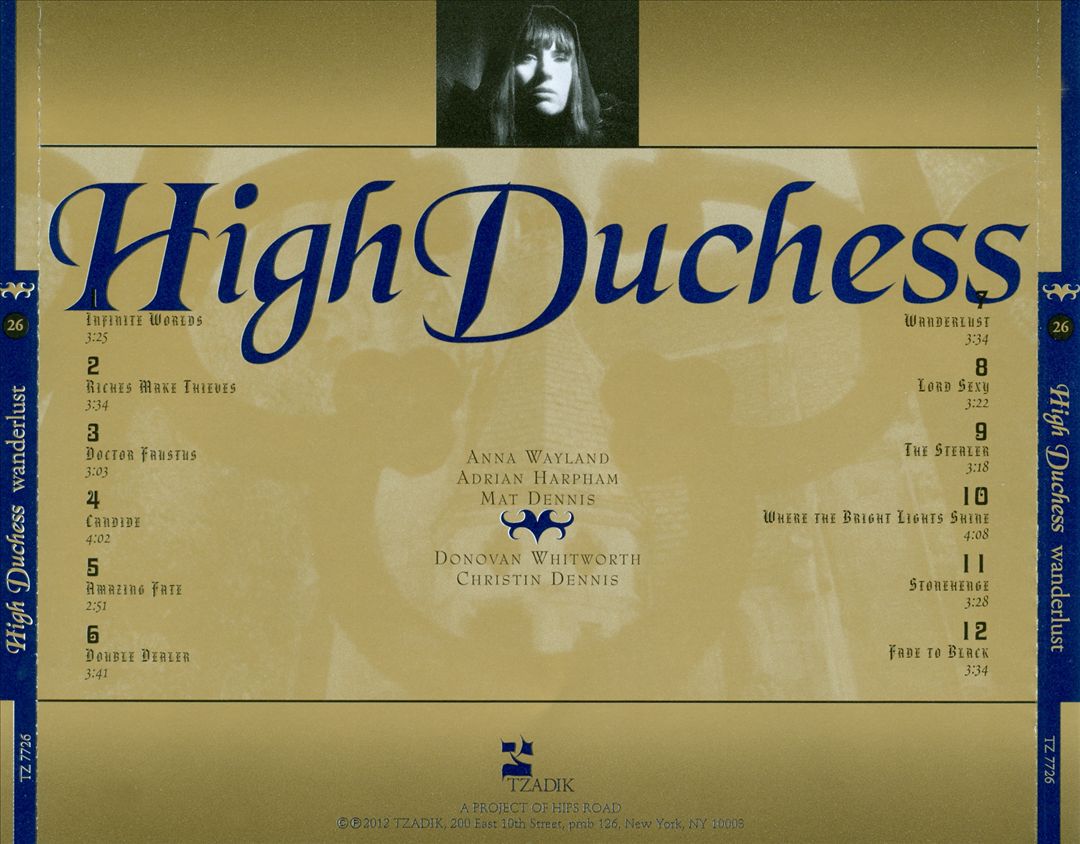 HIGH DUCHESS  - WANDERLUST