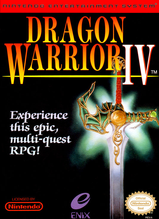 DRAGON WARRIOR IV  - NES