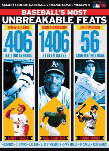 BASEBALL'S MOST UNBREAKABLE FEATS  - DVD