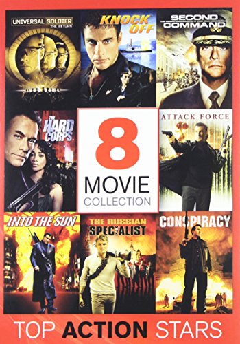TOP ACTION STARS - DVD-8 MOVIES