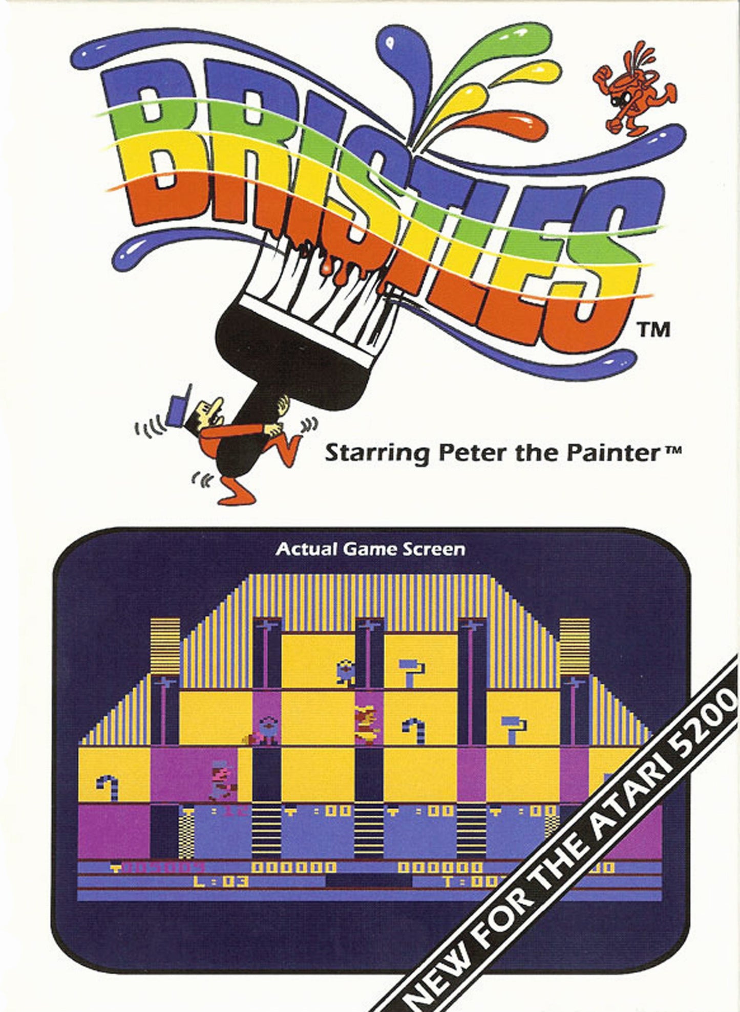 BRISTLES  - ATARI5200  (CARTRIDGE ONLY)
