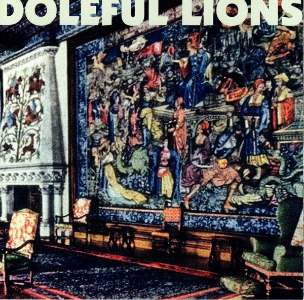 DOLEFUL LIONS  - SHADED LODGE & MAUSOLEUM