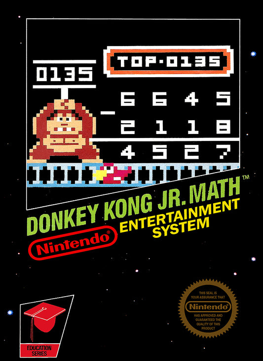 DONKEY KONG JR. MATH  - NES