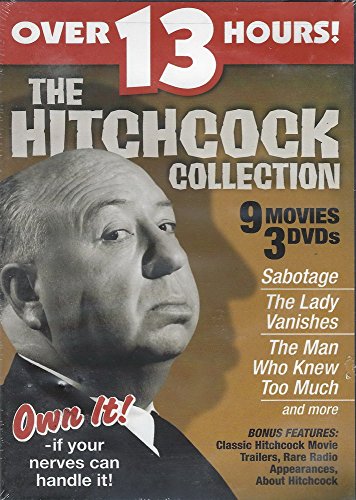 HITCHCOCK COLLECTION - DVD-9 MOVIES (3 DISCS)