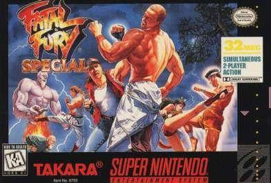 FATAL FURY SPECIAL  - SNES (W/BOX & MANUAL)
