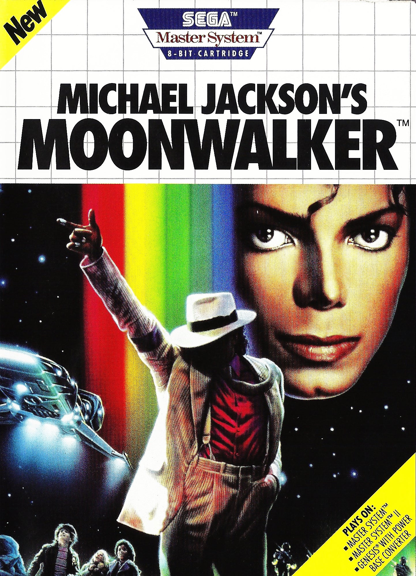 MICHAEL JACKSON'S MOONWALKER  - MS  (CARTRIDGE ONLY)