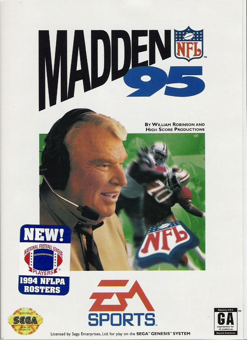 MADDEN NFL 95  - GENESIS