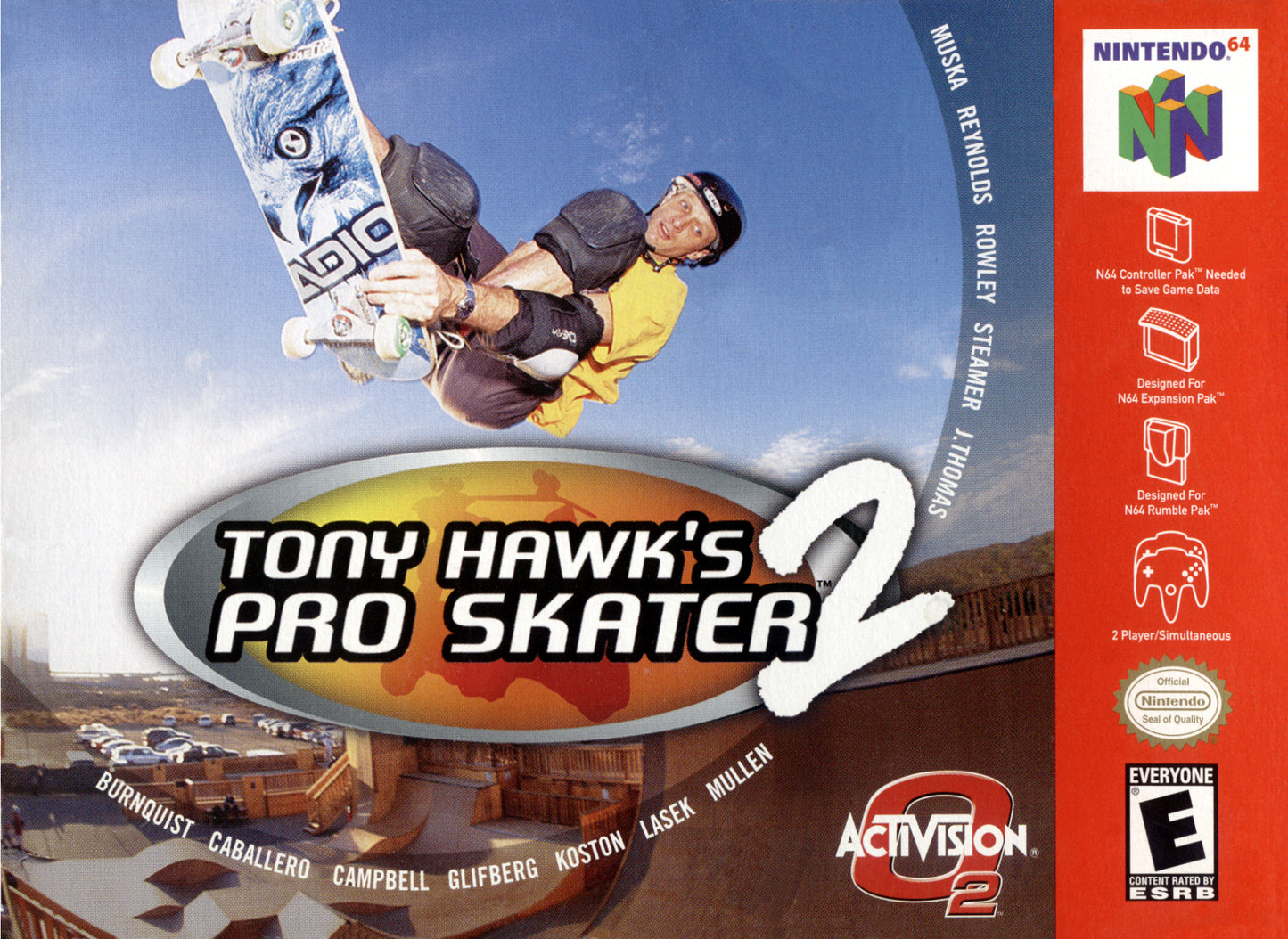 TONY HAWK'S PRO SKATER  - N64