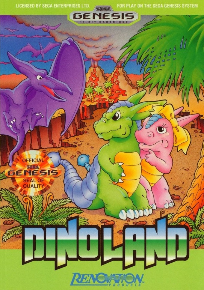 DINO LAND  - GENESIS  (CARTRIDGE ONLY)